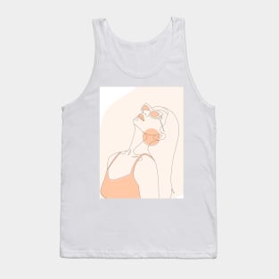 line girl Tank Top